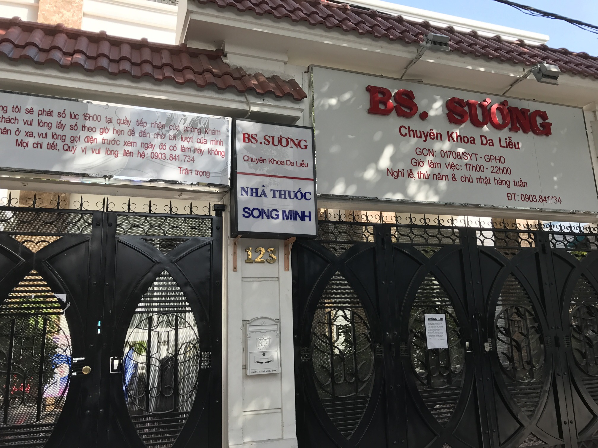 Phòng khám Da liễu - BS. Võ Thị Bạch Sương