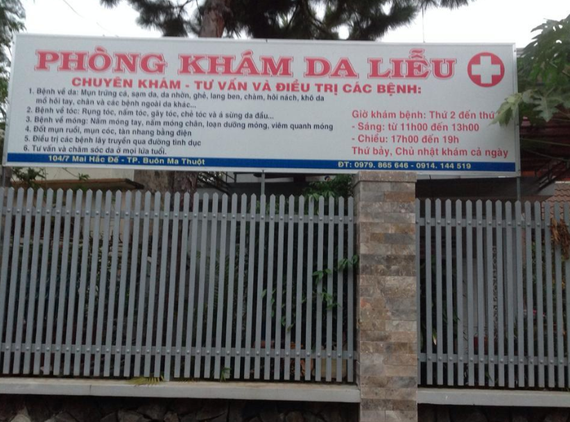 PHÒNG KHÁM DA LIỄU - BS. NGUYỄN THỊ LÝ