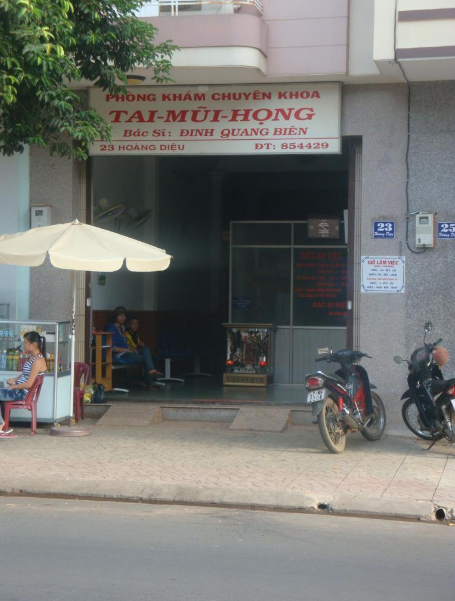 PHÒNG KHÁM TAI MŨI HỌNG - BS.CKI. ĐINH QUANG BIÊN