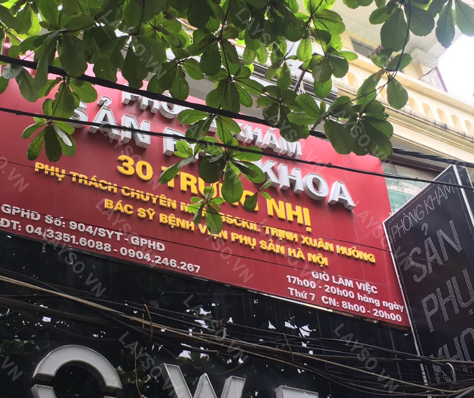 Phòng khám chuyên khoa phụ sản Trịnh Xuân Hưởng