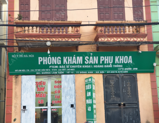 Phòng khám Sản Phụ Khoa - BS.CKI Hoàng Đăng Thông