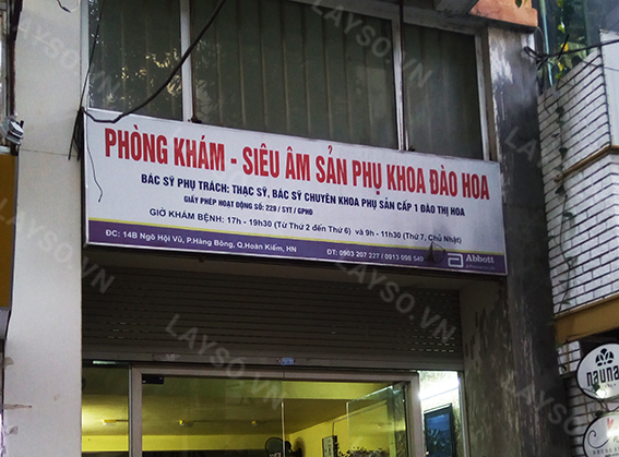 Phòng khám Sản phụ khoa & Siêu âm Đào Hoa - Thạc Sĩ - BS.CKI Đào Thị Hoa 