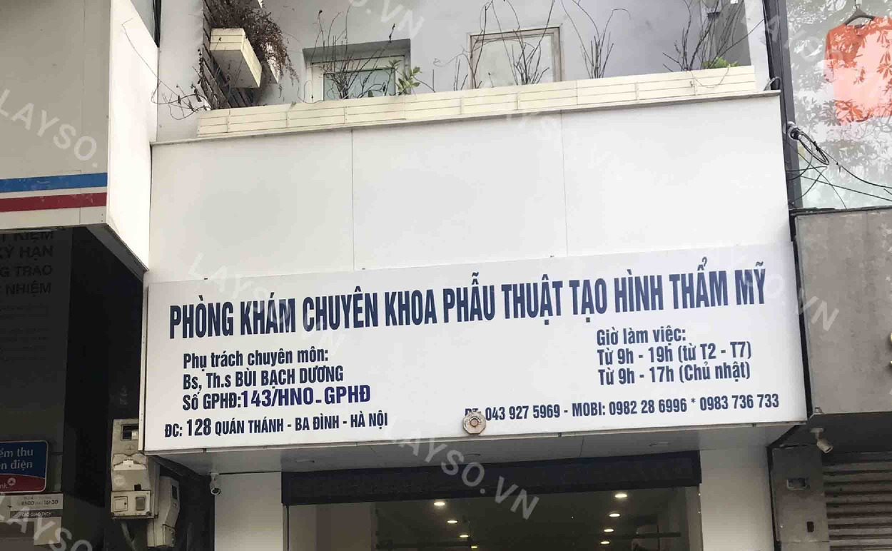 Thẩm mỹ viện - ThS.BS. Bùi Bạch Dương