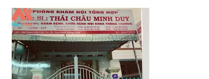 Phòng Khám Nội Tổng Hợp - BS.CKI - Thái Châu Minh Duy