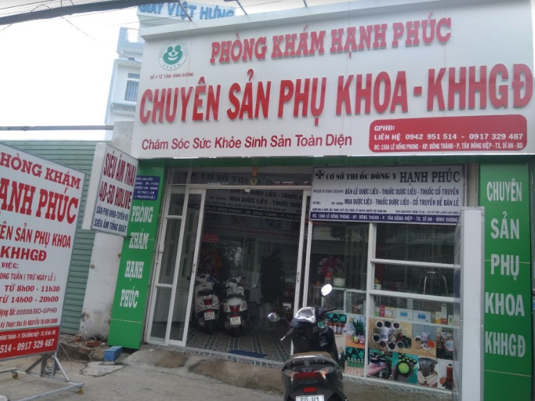 Phòng khám sản phụ khoa, KHHGĐ Hạnh Phúc 