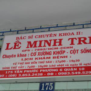 Phòng Khám Cơ Xương Khớp - BS.CKII. Lê Minh Trí
